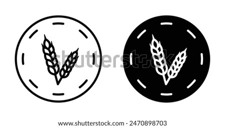 Fibre Emblem Emphasizing Health Benefits and Dietary Fiber-Rich Foods