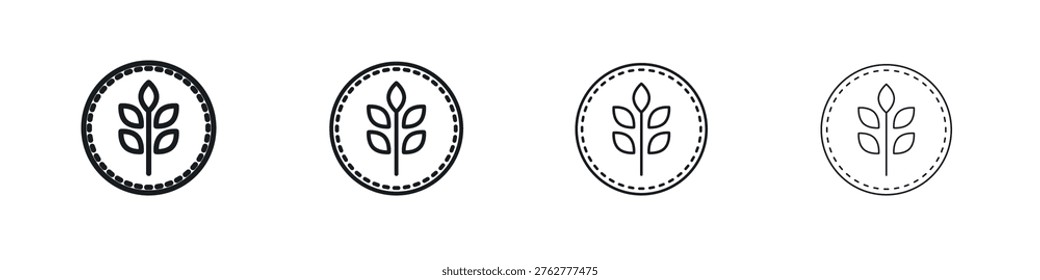 Fibre icon symbol. Modern, simple line stroke collection