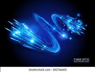 Fibre Optic Background Vector Illustration Stock Vector (Royalty Free ...