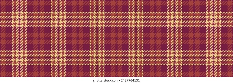 Fibre tartan vector seamless, stripe fabric check background. Fur pattern textile texture plaid in pink and red color.