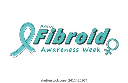 Fibroid Awareness Week. background, banner, card, poster, template. Vector illustration.