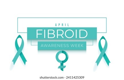 Fibroid Awareness Week. background, banner, card, poster, template. Vector illustration.