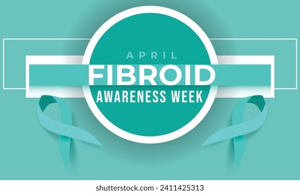 Fibroid Awareness Week. background, banner, card, poster, template. Vector illustration.