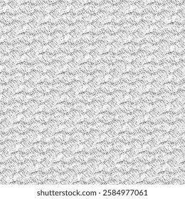 Fibrous material, more or less hard, with a pattern consisting of raised waves. Gray carpet to cover the floor. Abstract wall structure. Vector seamless.