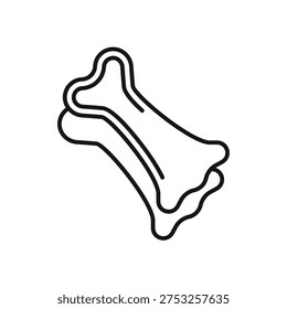 fibula icons minimalist flat style design, fibula Vector illustration on white background