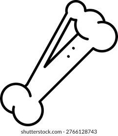 Fibula Illustration vector Icon Design