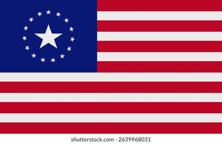A fictional American flag, suitable as a flag asset for a game or movie
