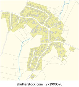 fictional village map