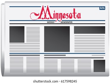 A fictional weekly newspaper for illustrating the state of Minnesota