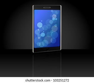 fictitious touch pad vector illustration