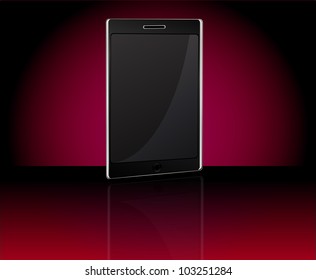 fictitious touch pad vector illustration