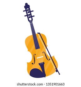 fiddle instrument musical icon