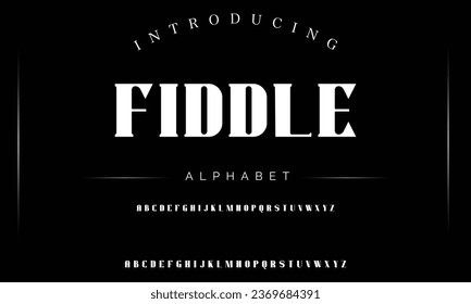 Fiddle luxury elegant typography vintage serif font wedding invitation logo music fashion property