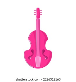 fiddle music instrument icon isolated