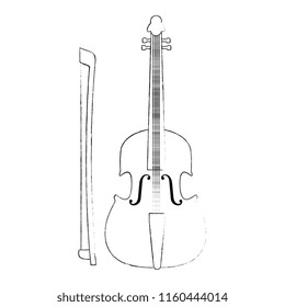 fiddle musical instrument icon