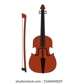 fiddle musical instrument icon