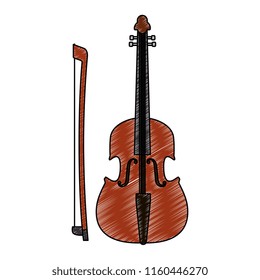 fiddle musical instrument icon