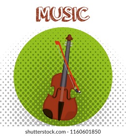 fiddle musical instrument icon