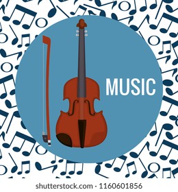 fiddle musical instrument icon