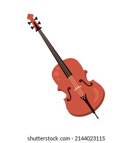 fiddle musical instrument isolated icon