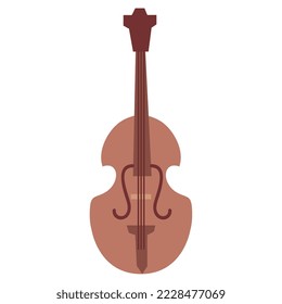 fiddle musical instrument isolated icon