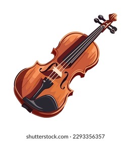 fiddle string instruments musical icon isolated