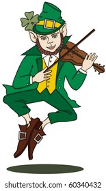 Fiddle-Playing Leprechaun