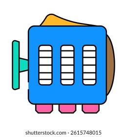 fidget cube toy line icon vector. fidget cube toy sign. isolated symbol illustration