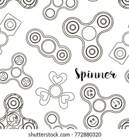 Fidget finger spinner set pattern