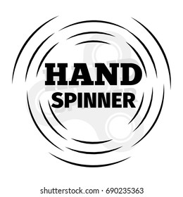 Fidget hand spinner. Icon Desidn, Vector Illustration