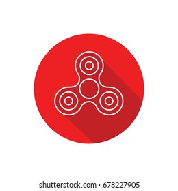 Fidget Spinner - 3 pronged hand toy spun by the center with fingers