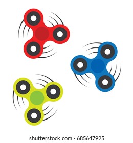 Fidget Spinner - 3 pronged hand toy spun by the center with fingers