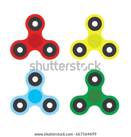 Fidget Spinner - 3 pronged hand toy spun by the center with fingers
