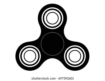 Fidget spinner, Black Color, Stress relieving toy