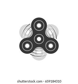 Fidget Spinner graphic Element Template