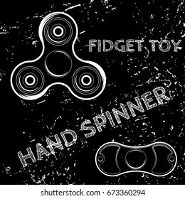 Fidget spinner hand drawn