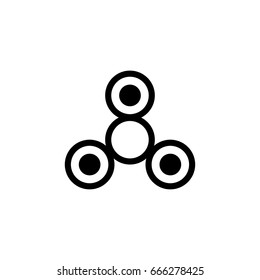 Fidget spinner icon illustration isolated vector sign symbol