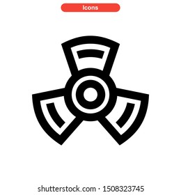 fidget spinner icon isolated sign symbol vector illustration - high quality black style vector icons
