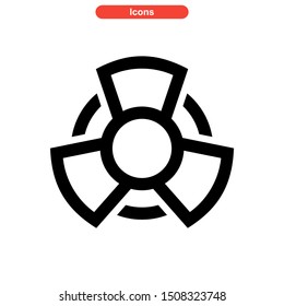 fidget spinner icon isolated sign symbol vector illustration - high quality black style vector icons
