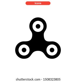 fidget spinner icon isolated sign symbol vector illustration - high quality black style vector icons
