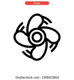 fidget spinner icon isolated sign symbol vector illustration - high quality black style vector icons
