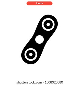 fidget spinner icon isolated sign symbol vector illustration - high quality black style vector icons
