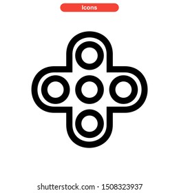 fidget spinner icon isolated sign symbol vector illustration - high quality black style vector icons
