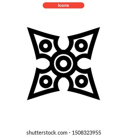 fidget spinner icon isolated sign symbol vector illustration - high quality black style vector icons
