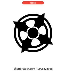 fidget spinner icon isolated sign symbol vector illustration - high quality black style vector icons
