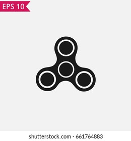 Fidget spinner icon Vector.