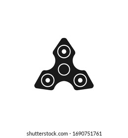 Fidget spinner icon vector Illustration .toy for stress relief and improvement of attention span.