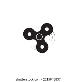 Fidget Spinner Icon Vector Illustration Logo Design