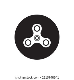 Fidget Spinner Icon Vector Illustration Logo Design