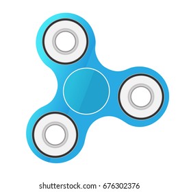 Fidget spinner icon. vector illustration